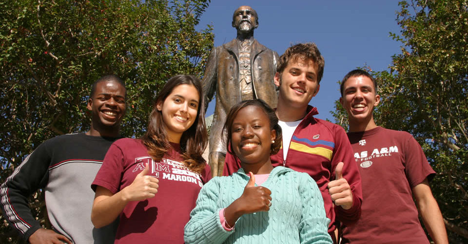 TAMU campus and students